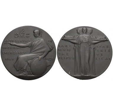 1926 год. Великобритания. Медаль за Службу на железной дороге.