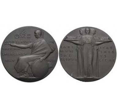 1926 год. Великобритания. Медаль за Службу на железной дороге.