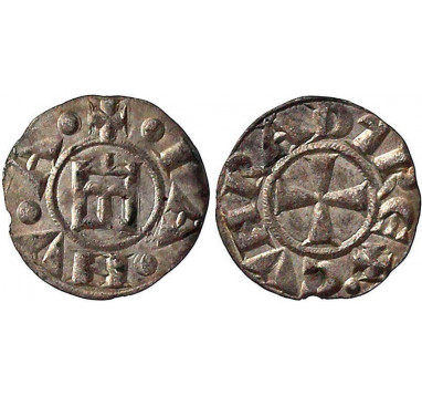 1144-1339г.г. Италия. Генуэзская Республика. Денаро