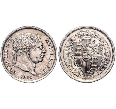 1816г. Великобритания. Шиллинг 1816г. Великобритания. Шиллинг
