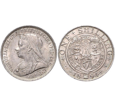 1894г. Великобритания. Шиллинг