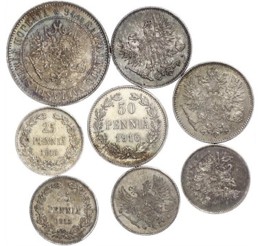 1915-1917г. Финляндия. Лот