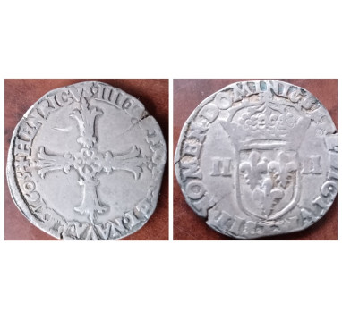 1605г. Франция. 1/4 экю