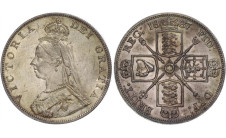 1887г. Великобритания. Двойной флорин