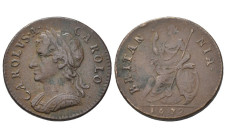 1672г. Англия. фартинг