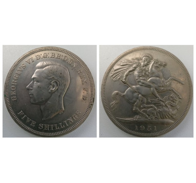 Георг VI. Крона 1951г.