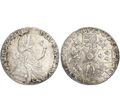 1787г. Великобритания. Георг III, шиллинг