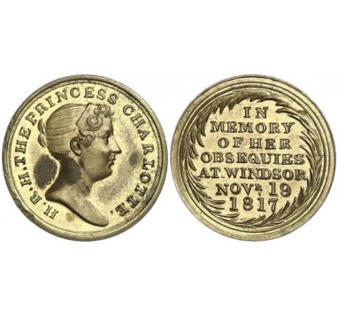 1817г. Похороны  принцессы Шарлоты.