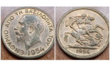 1954г. Греция. Жетон игральный.