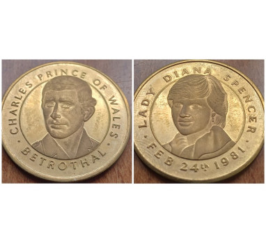 1981г. Великобритания. Помолвка Принца Чарлза и Дианы