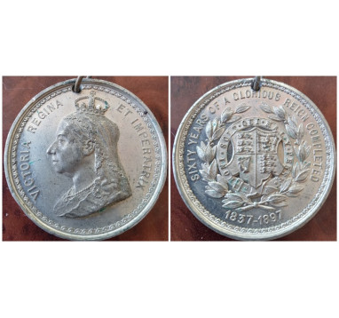 1897 г. Великобритания. Виктория.  60 лет правления