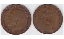 1918 KN. пенни 
