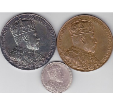 1902г. Коронация Эдуарда VII (официальные медали)